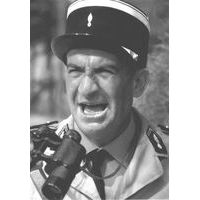 Carte Le Gendarme - Louis de Funes - 10.5x15 cm